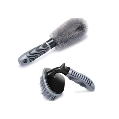 Shinero road guard tire and alloy cleaning brushes (set of 2)
