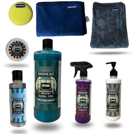 Shinero detailing cum washing kit (set of 8)