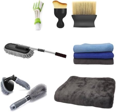 Shinero allaround all in one  car cleaning combo set of 10