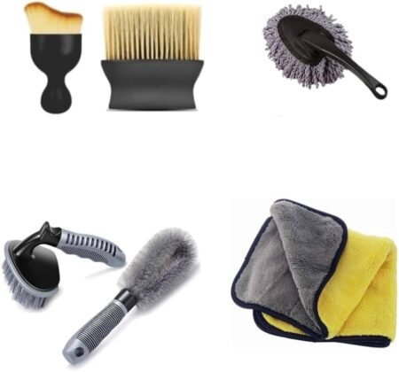Shinero ultimate essential car cleaning set of 6