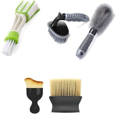 Shinero cleanit 5 in one combo set of brushes